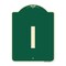Signmission Designer Series Sign W/ Letter I, Green & Tan Heavy-Gauge Aluminum Sign, 24" x 18", G-1824-22948 A-DES-G-1824-22948 - alternate 1